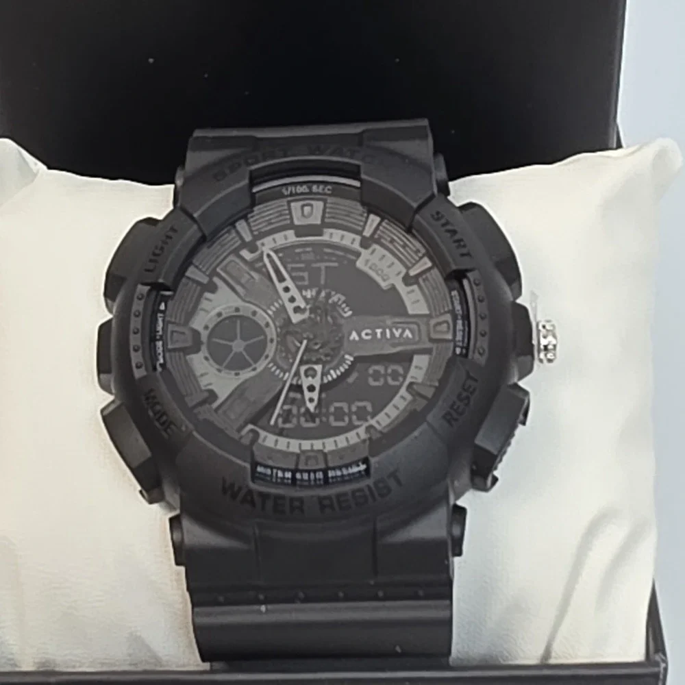NEW Activa Pixel X Invicta Digital Unisex Watch - 50mm, Black (ACW499-013) #1094